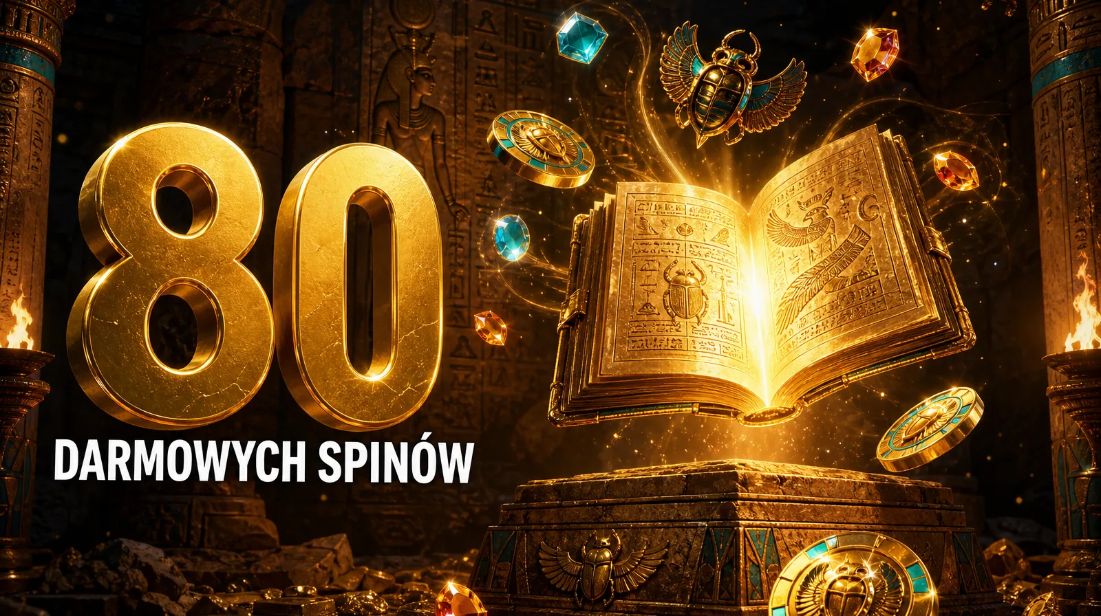 80 darmowych spinów
